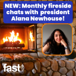 Questions and answers from the first fireside chat with president Alana Newhouse