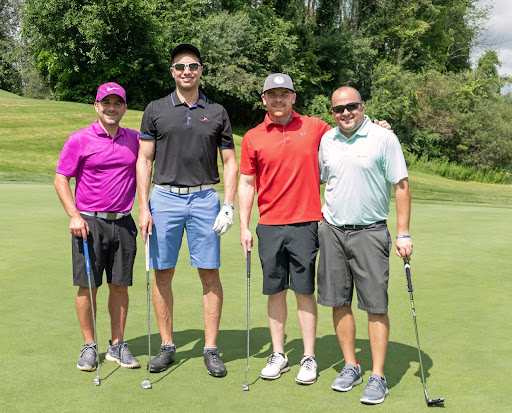 Golfers at the event
